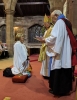 The official bit with Bishop and St Marys Reader Dr David Jones