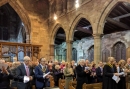 Applause from congregation
